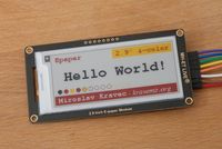 Front side of MH-ET Live 2.9" 4-color epaper module