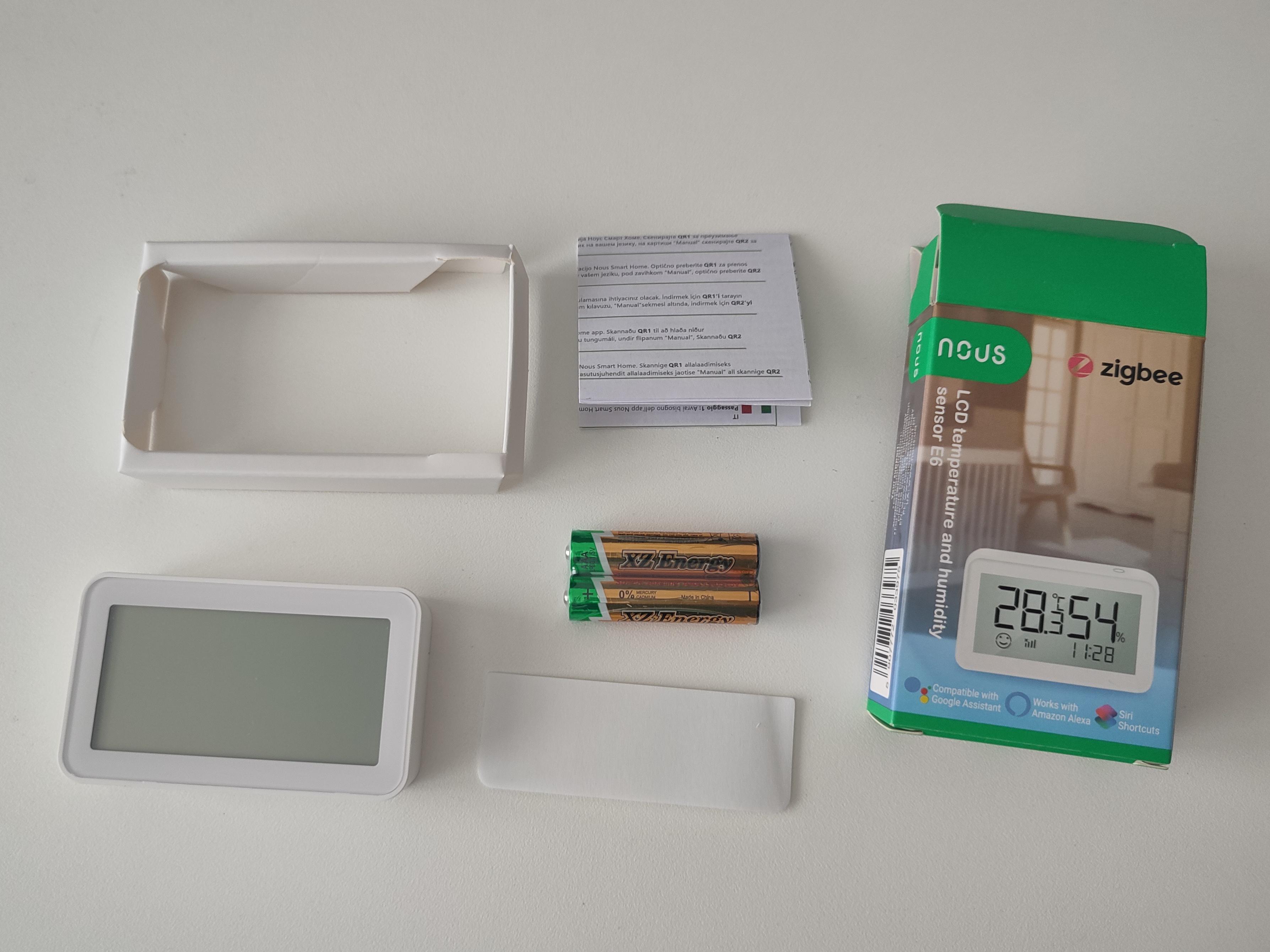 Nous E6 box contents Nous E6 box contents